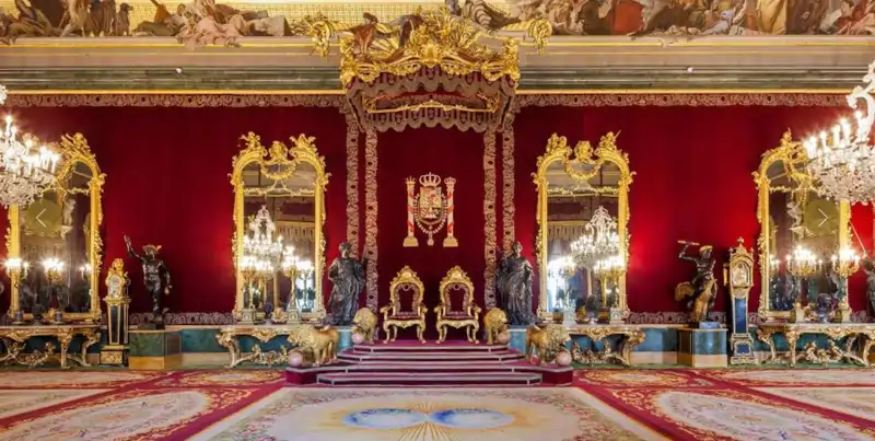 El Palacio Real de Madrid.
