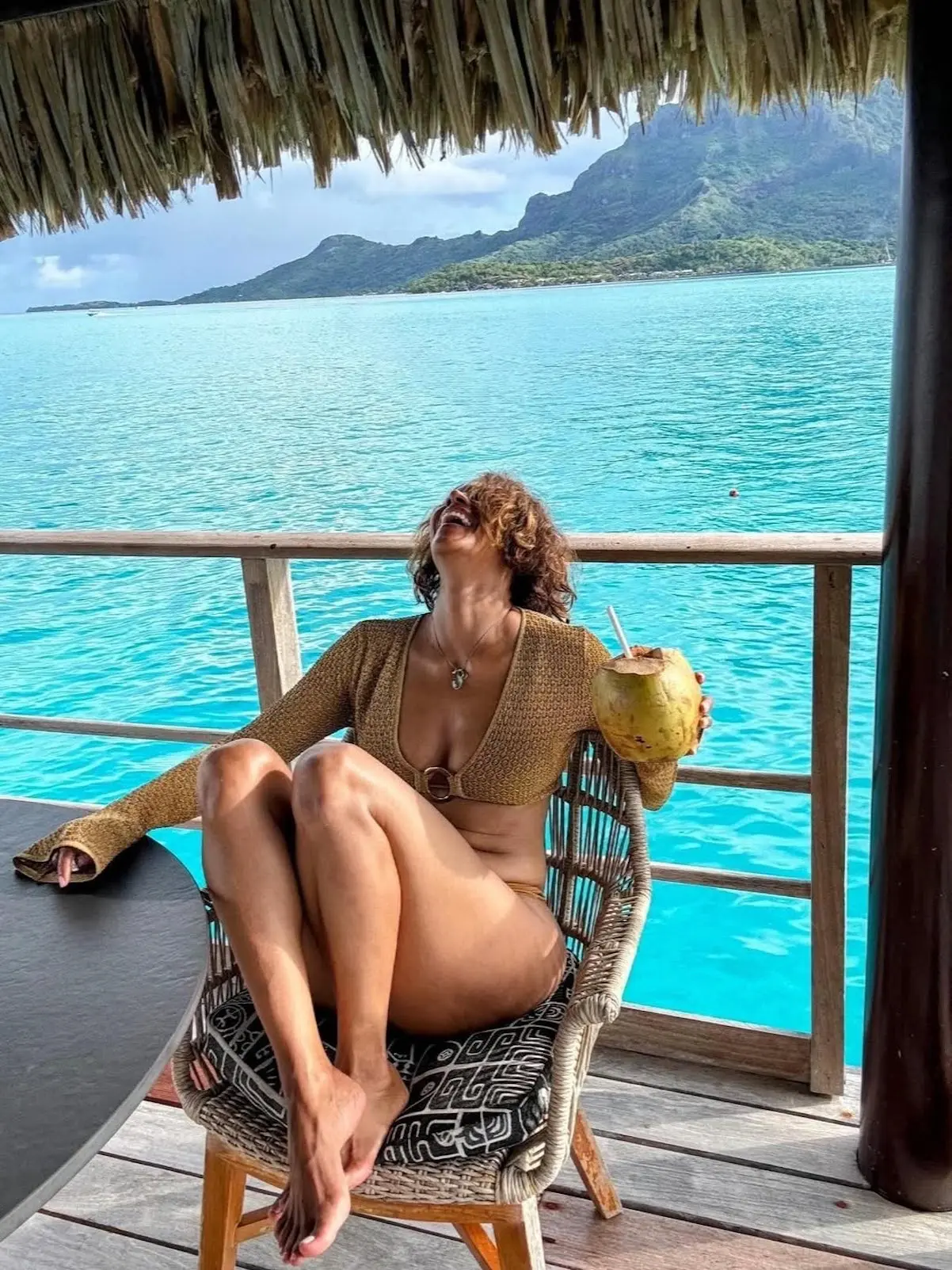 Halle Berry en Bora Bora