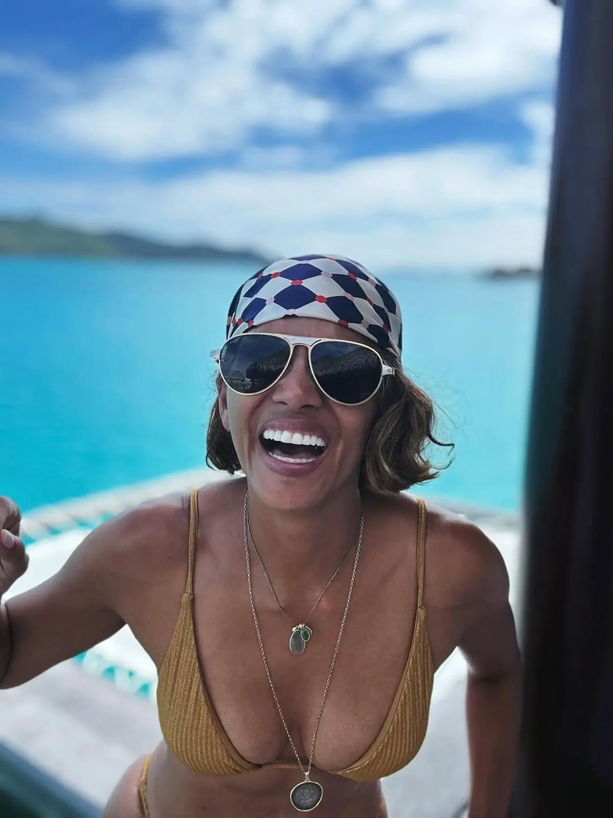 Halle Berry en Bora Bora
