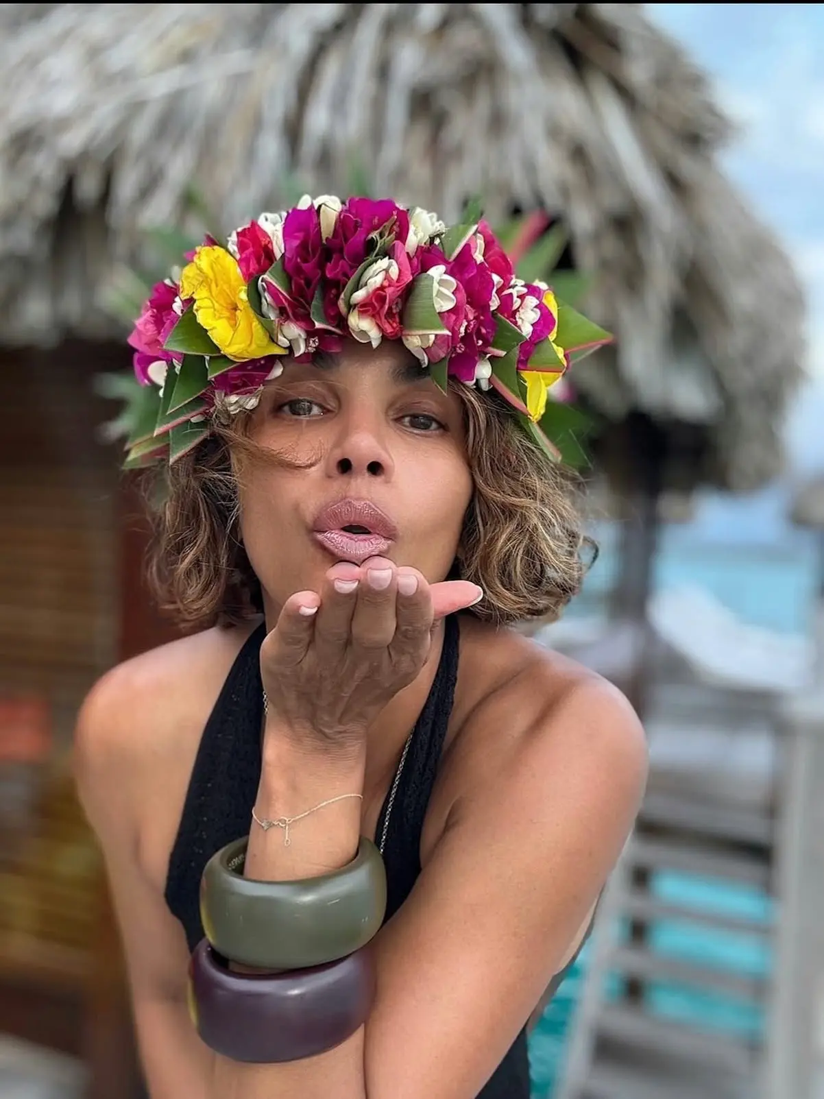 Halle Berry en Bora Bora