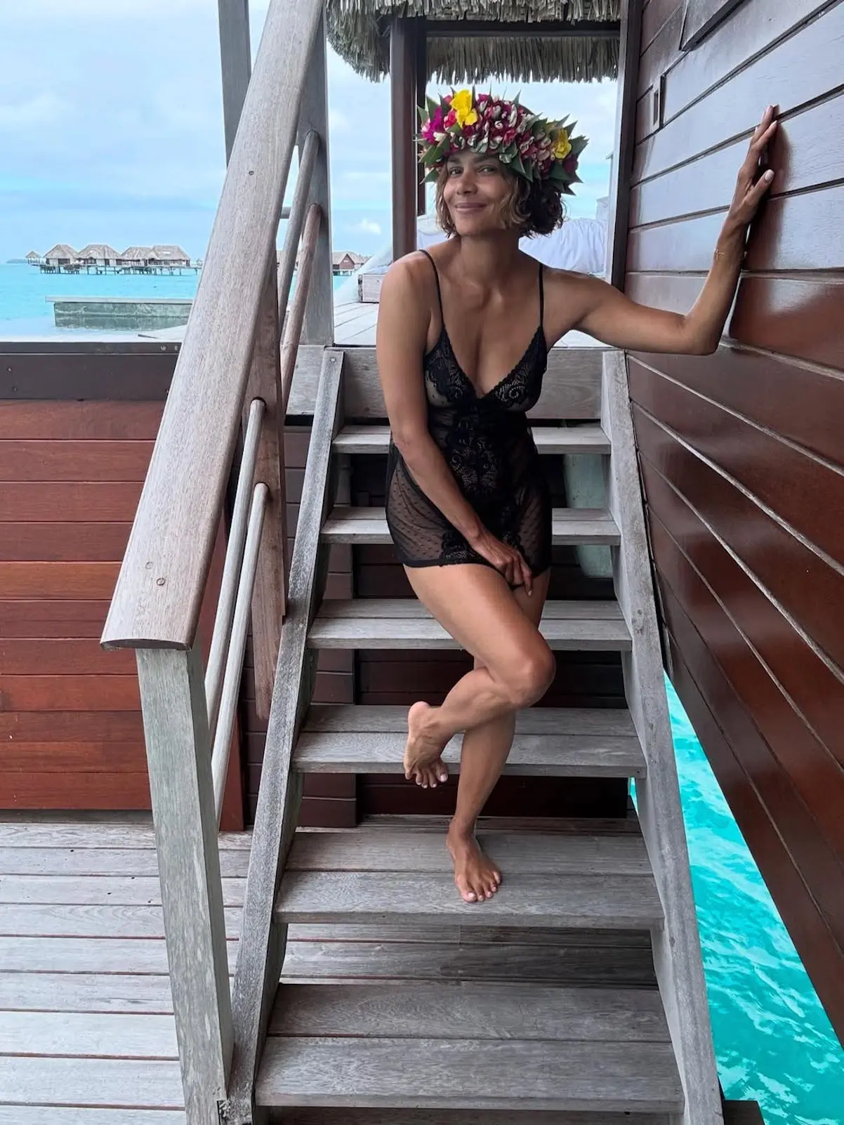 Halle Berry en Bora Bora