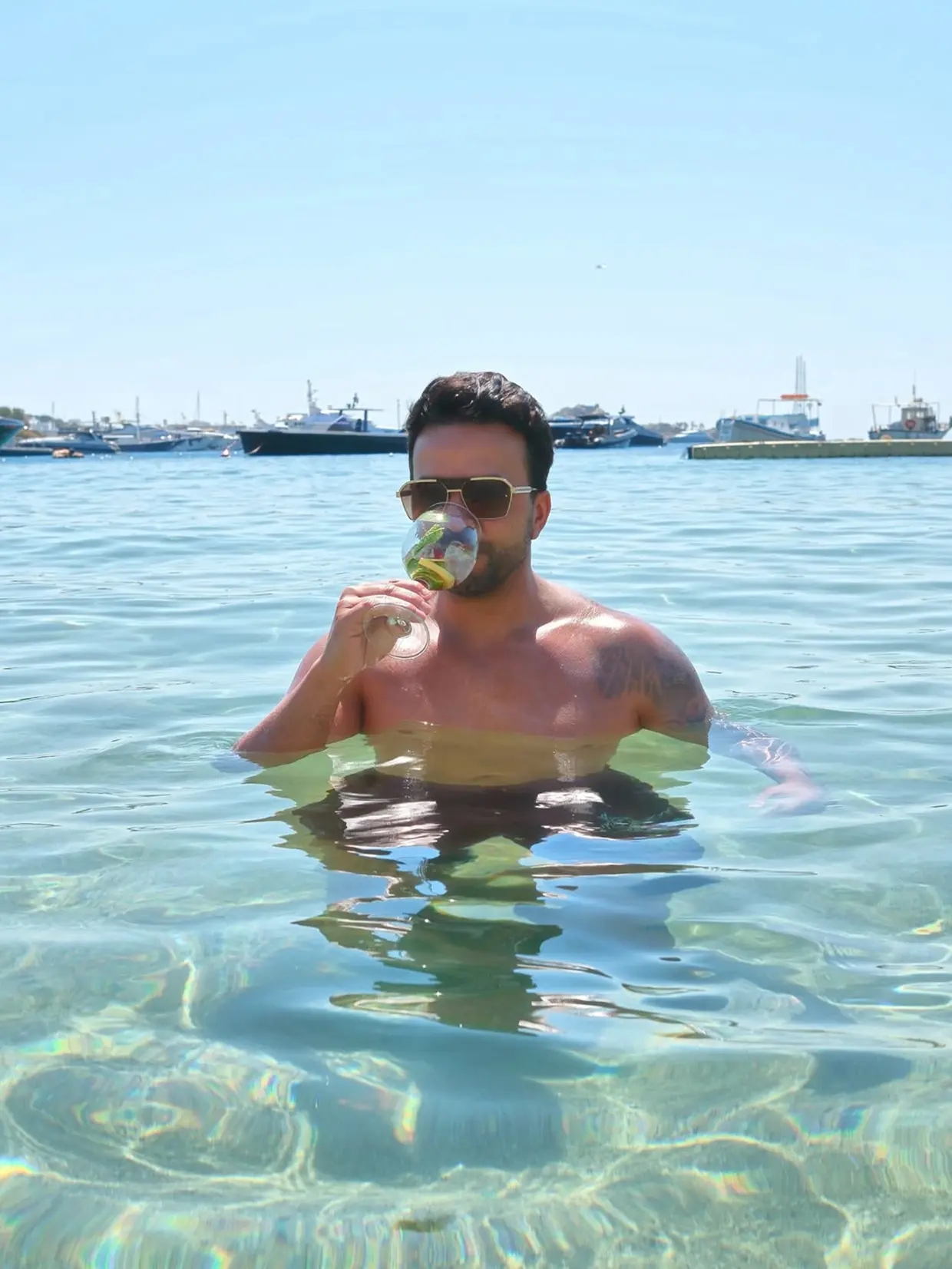 Luis Fonsi vacaciones en Mykonos