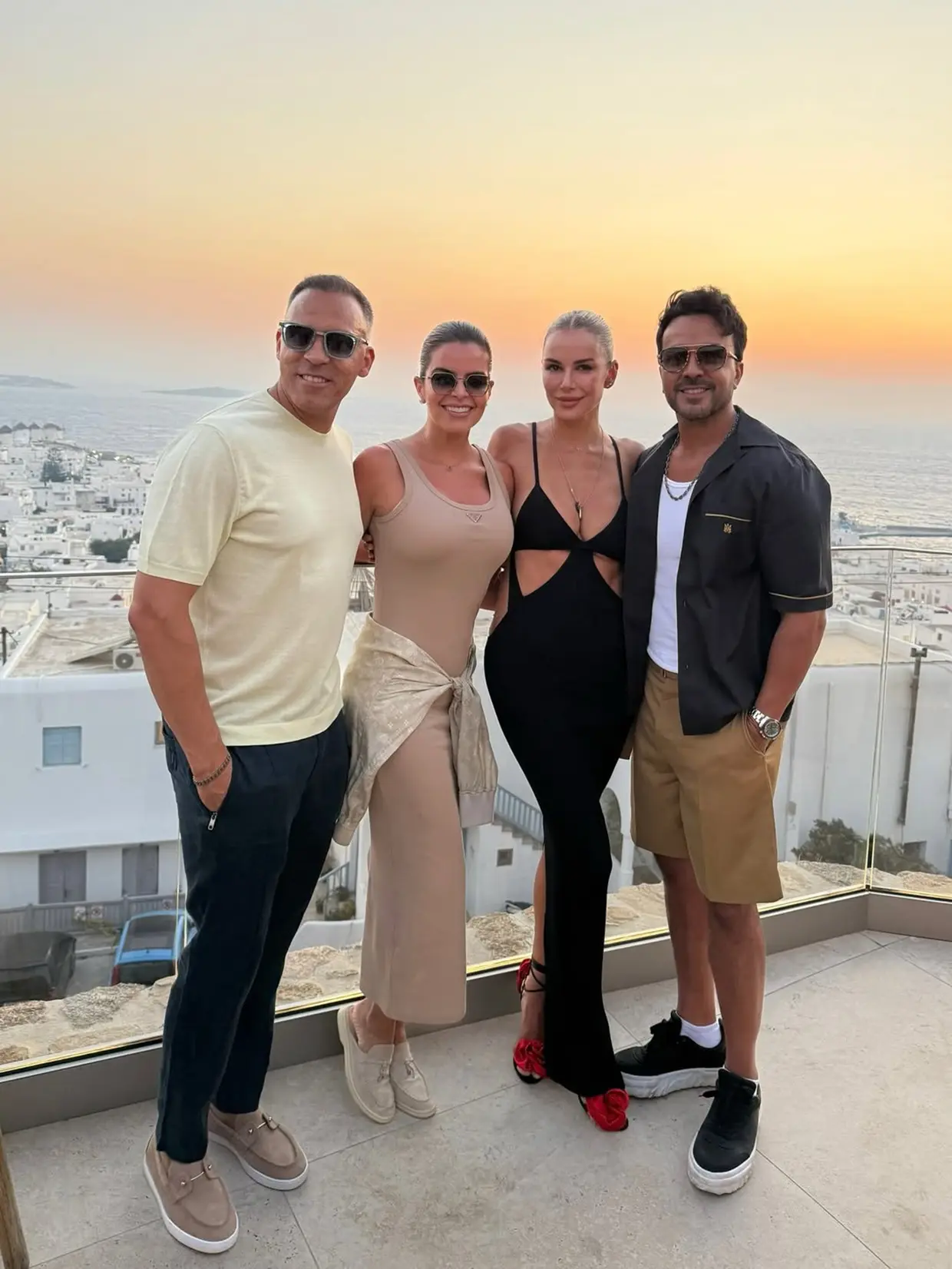 Luis Fonsi vacaciones en Mykonos