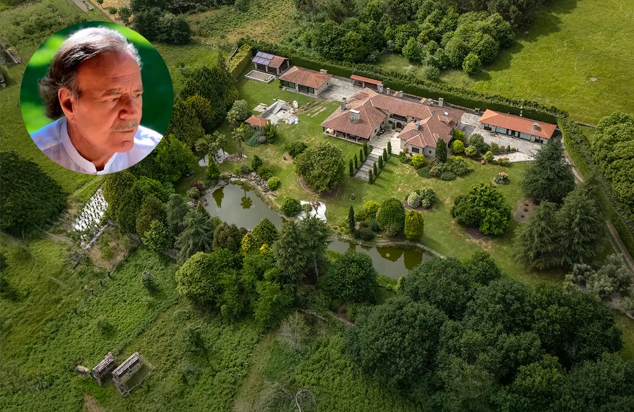 Julio Iglesias y su casa en Galicia