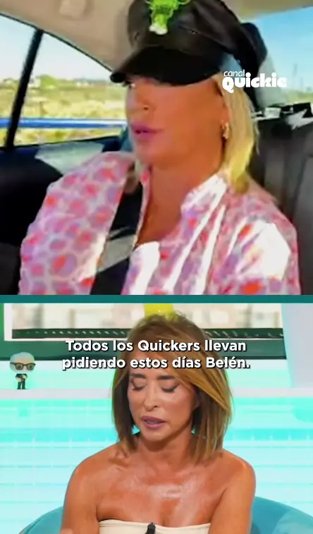 Belén Esteban pilotando como la princesa Leonor.