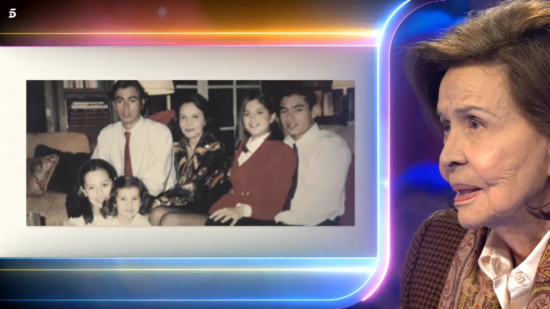 Beatriz Arrastia, madre de Isabel Preysler, en televisión.