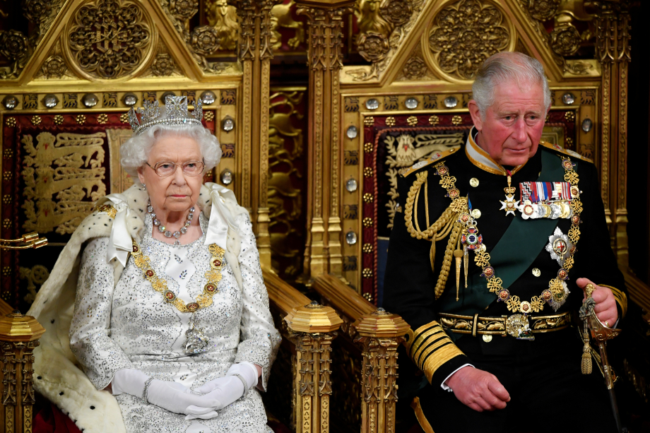 Isabel II y Carlos III de Inglaterra
