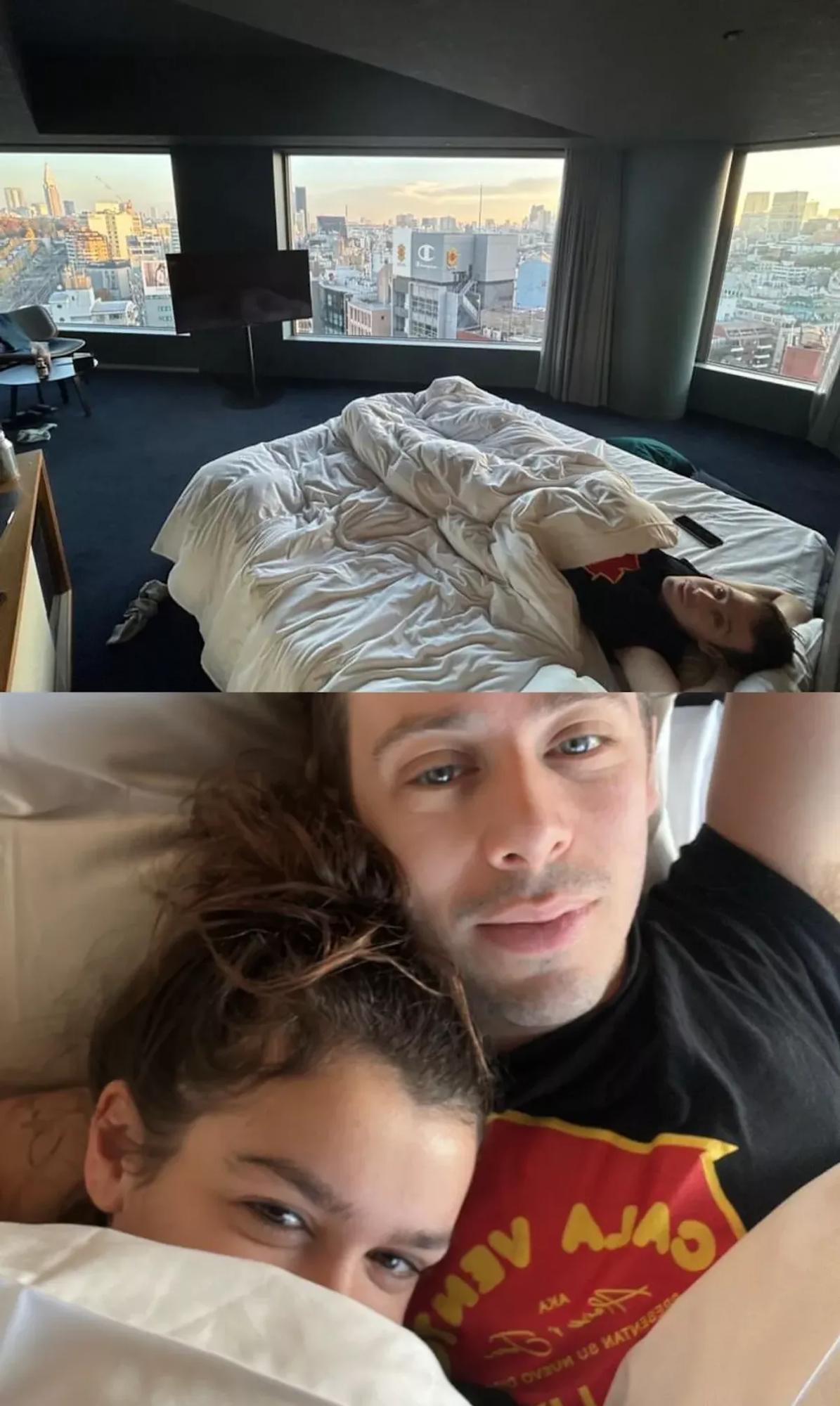 Amaia Romero con su novio