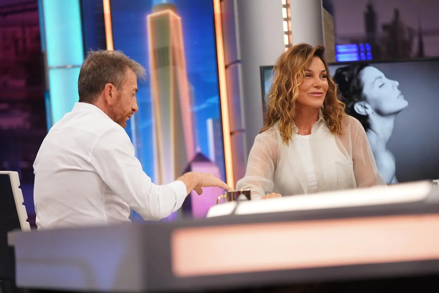 Mar Flores en 'El Hormiguero'.