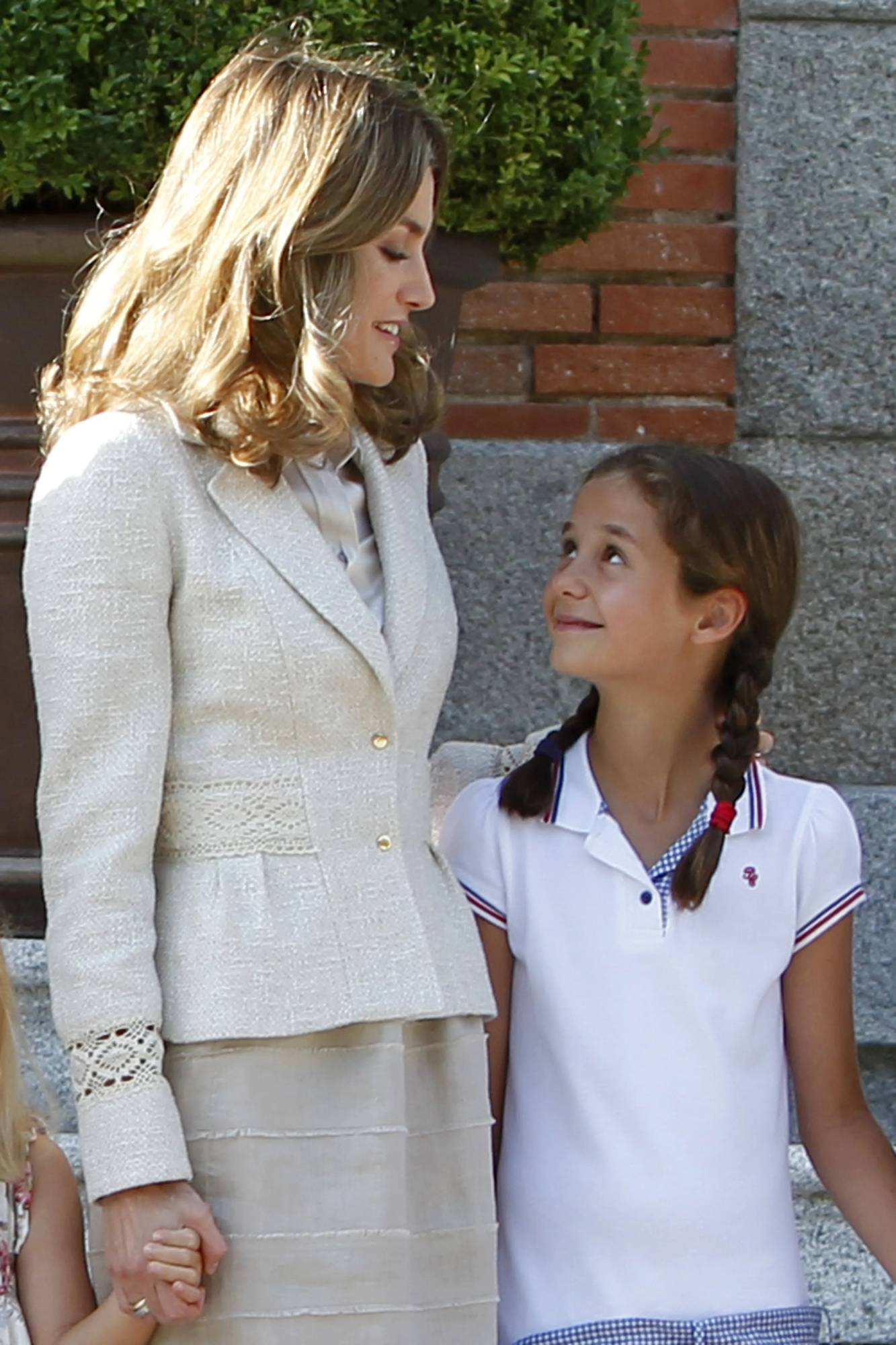Victoria Federica y la reina Letizia.