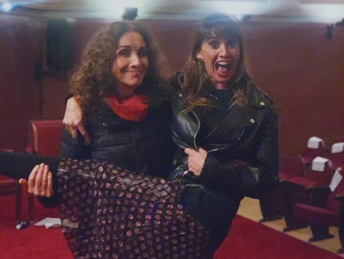 Ana Belén con su hija Marina San José