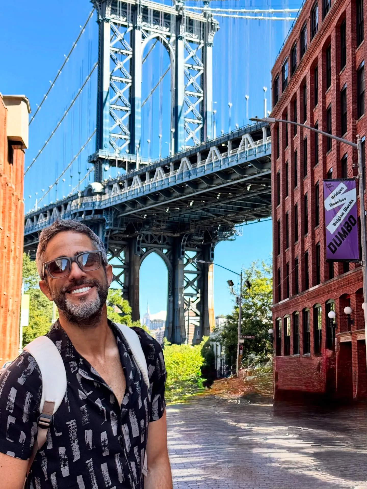 Roberto Leal y su familia en Nueva York.