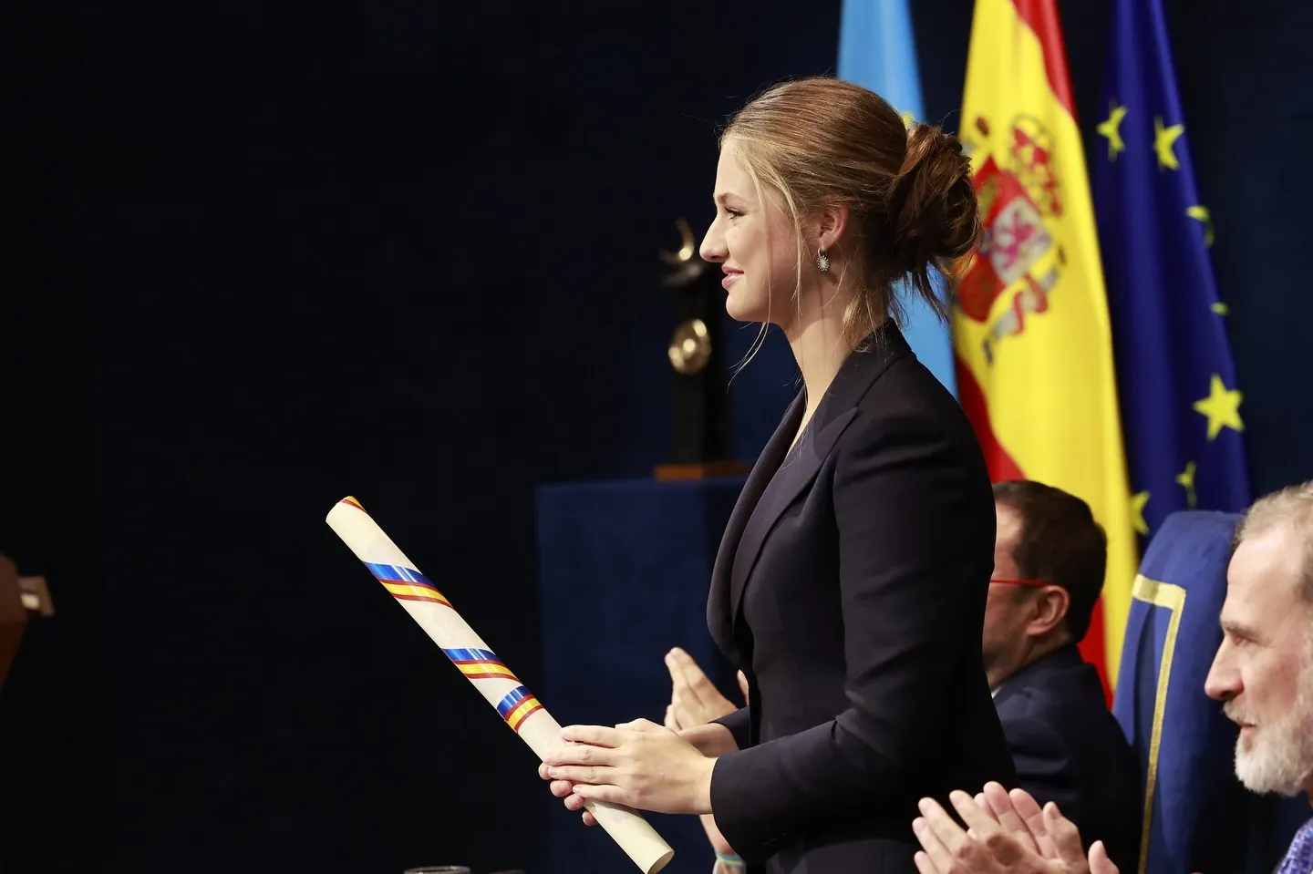 Leonor en los premios Princesa de Asturias de 2024.