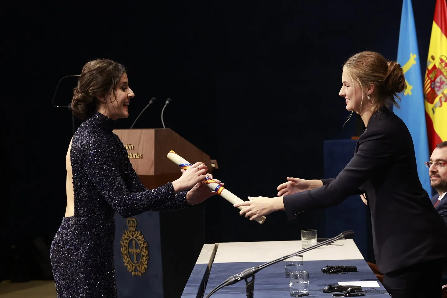 La princesa Leonor en los premios Princesa de Asturias 2024.