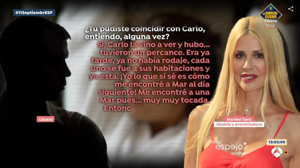 Maribel Sanz habla de Mar Flores.
