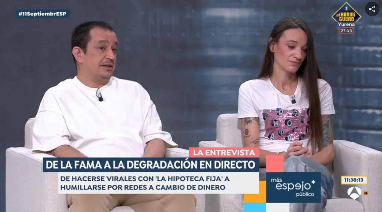 Simón Pérez y Silvia Charro en 'Espejo público'.