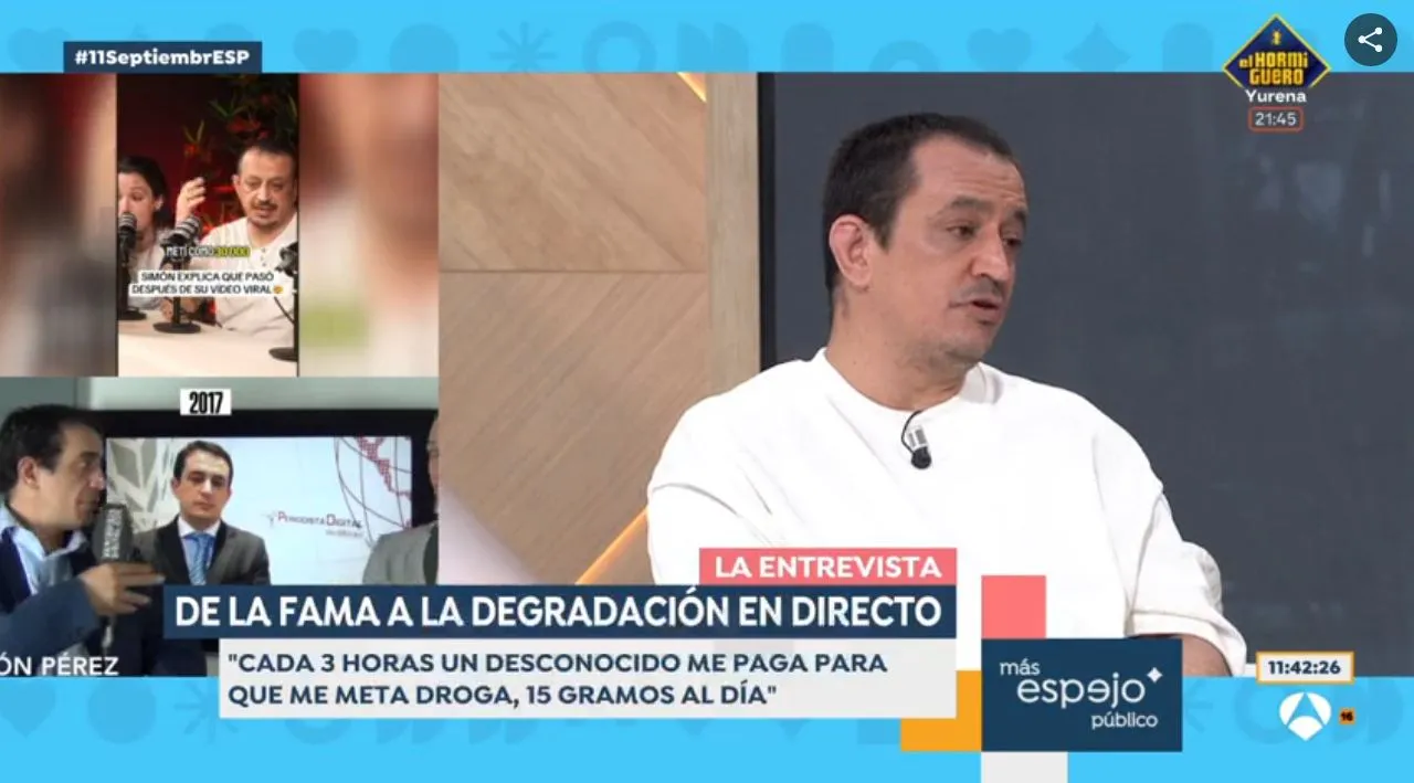Simón Pérez y Silvia Charro en 'Espejo público'.