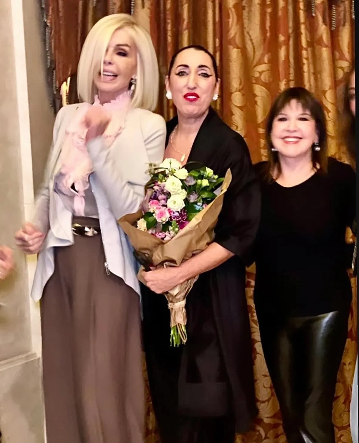 Bibiana Fernández, Rossy de Palma y Loles León