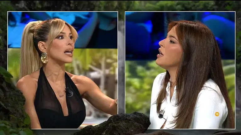 Oriana Marzoli y Marta Peñate en 'Supervivientes'.