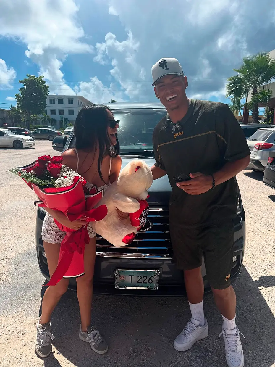 Marta Díaz, que está feliz con Marlon.