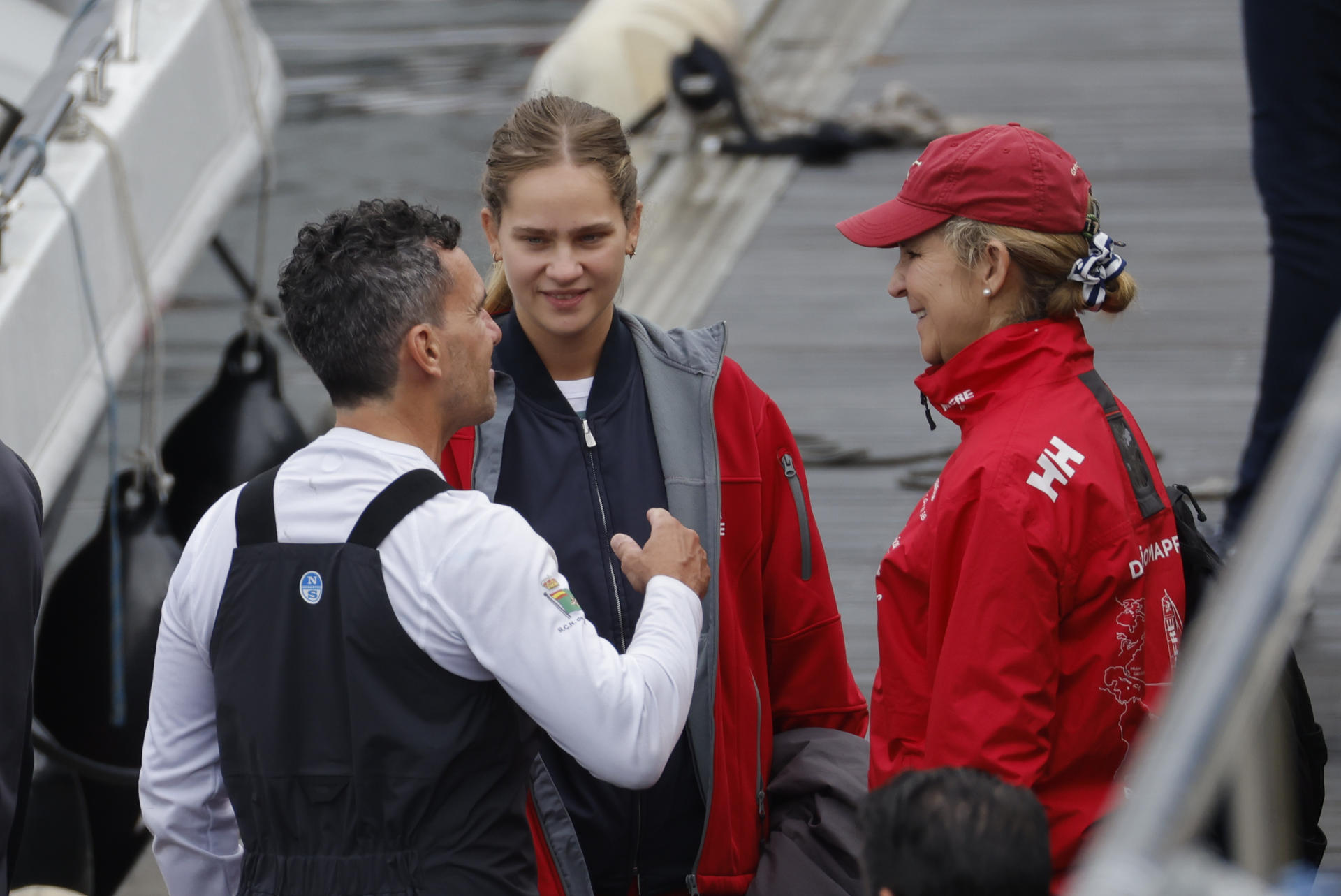 La infanta Elena y Irene Urdangarin en las regatas de Sanxenxo