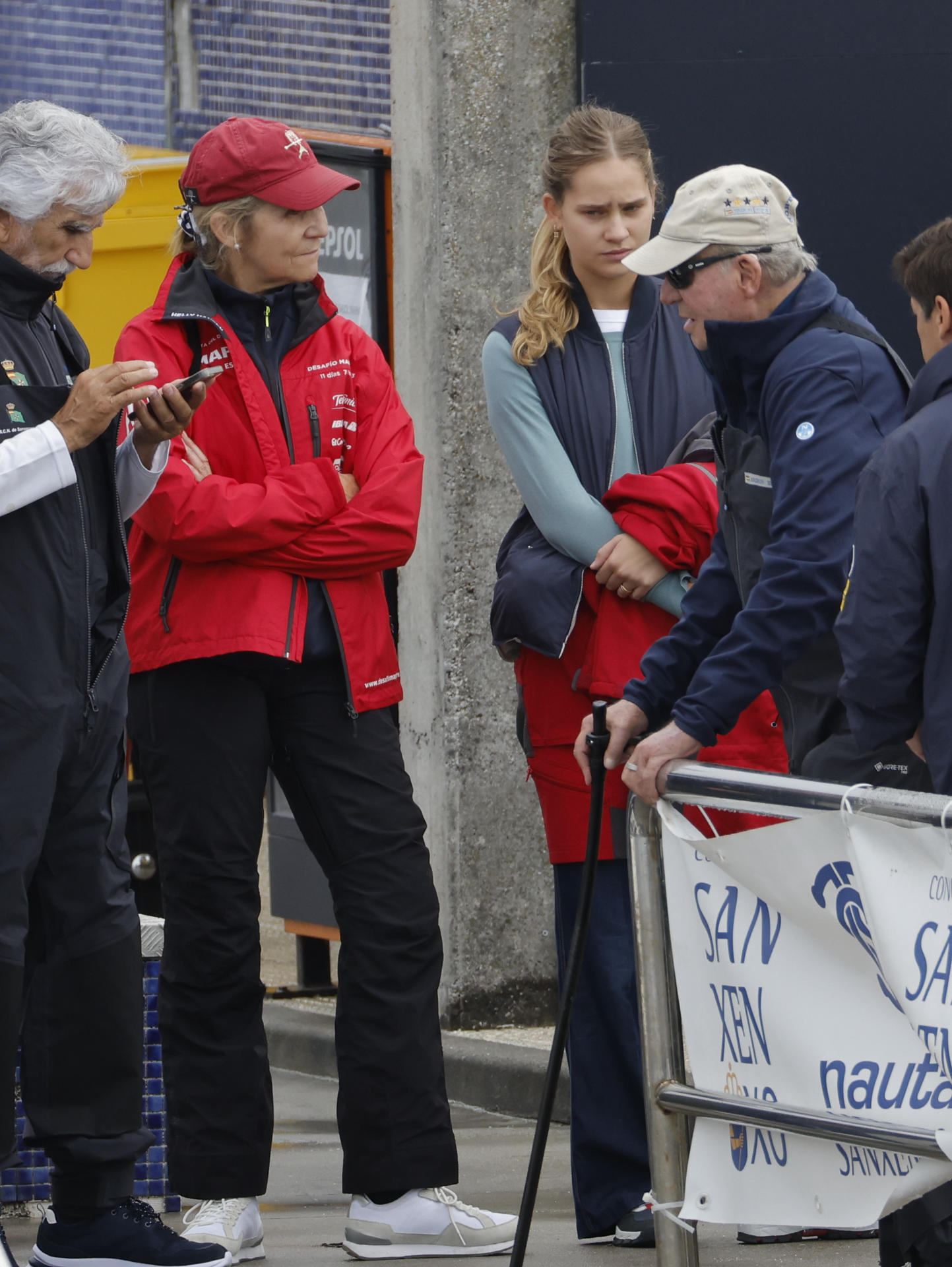 La infanta Elena y Irene Urdangarin en las regatas de Sanxenxo