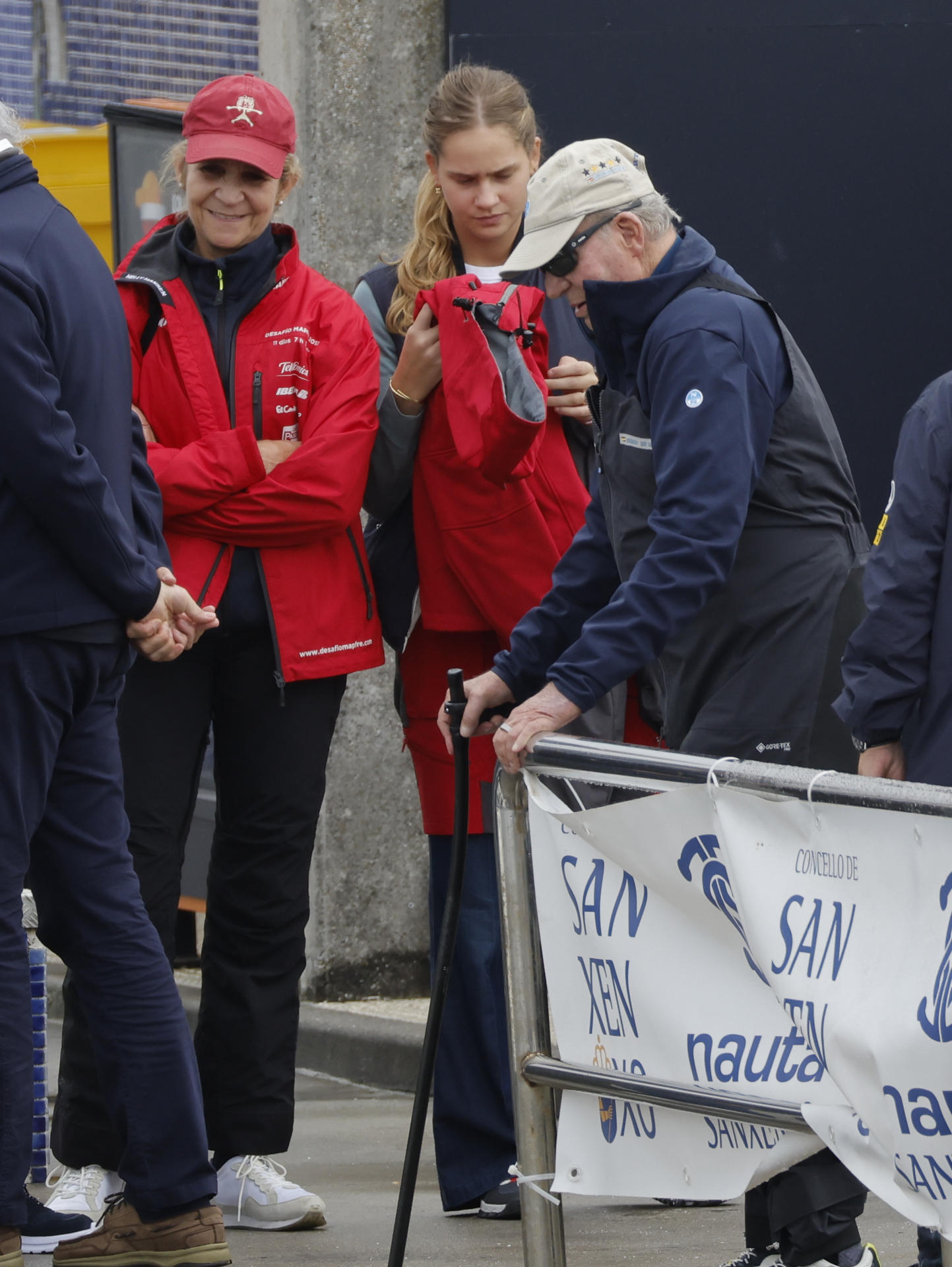 La infanta Elena y Irene Urdangarin en las regatas de Sanxenxo