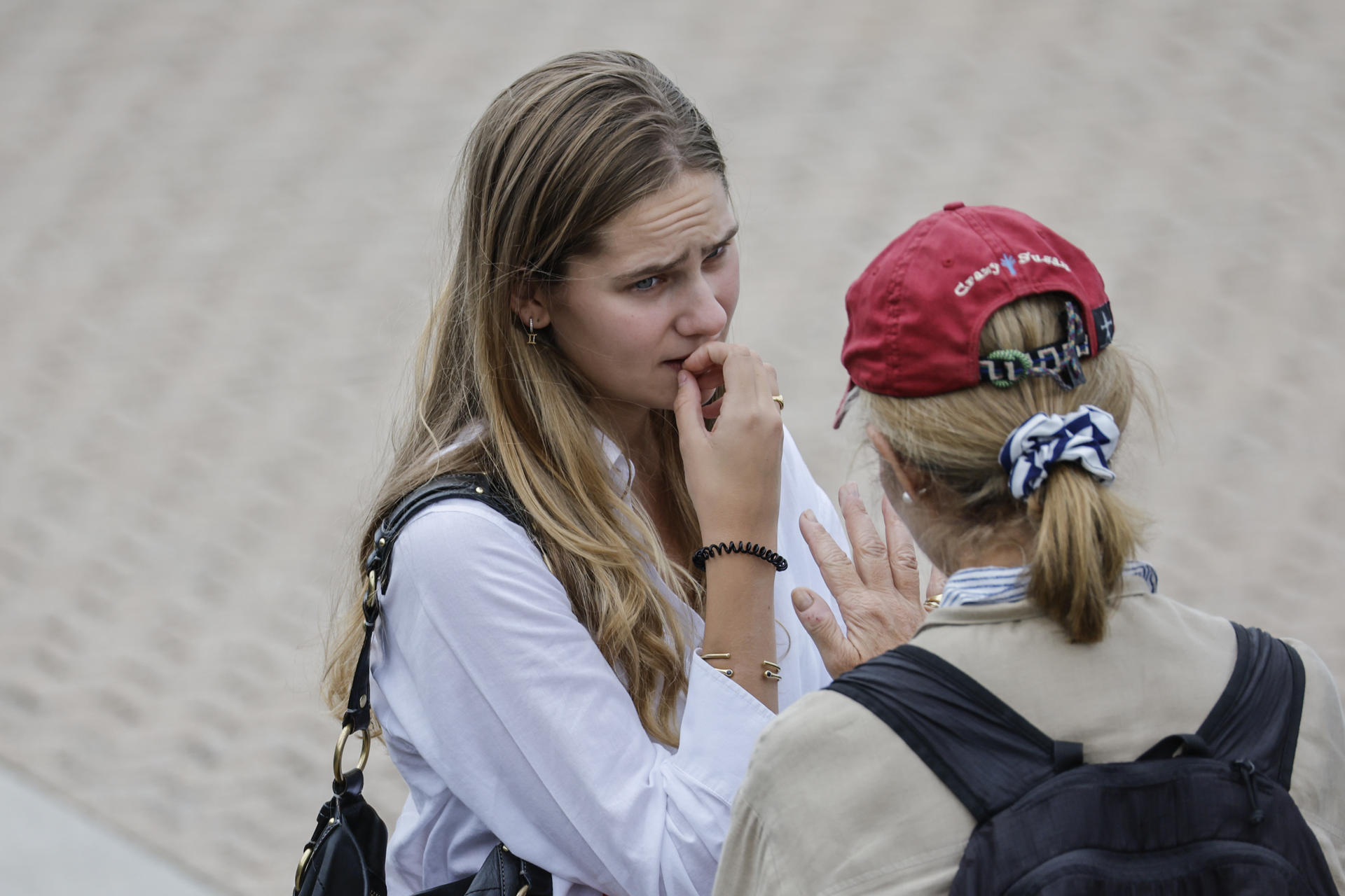 La infanta Elena y Irene Urdangarin en las regatas de Sanxenxo.