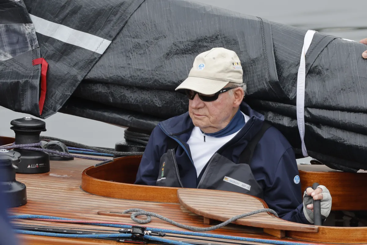 Juan Carlos I en Sanxenxo.