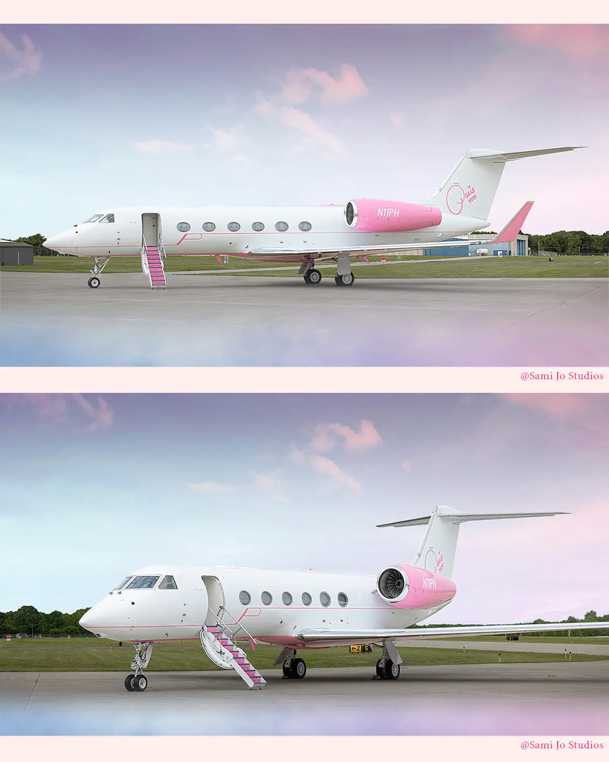 Paris Hilton Jet Rosa 12