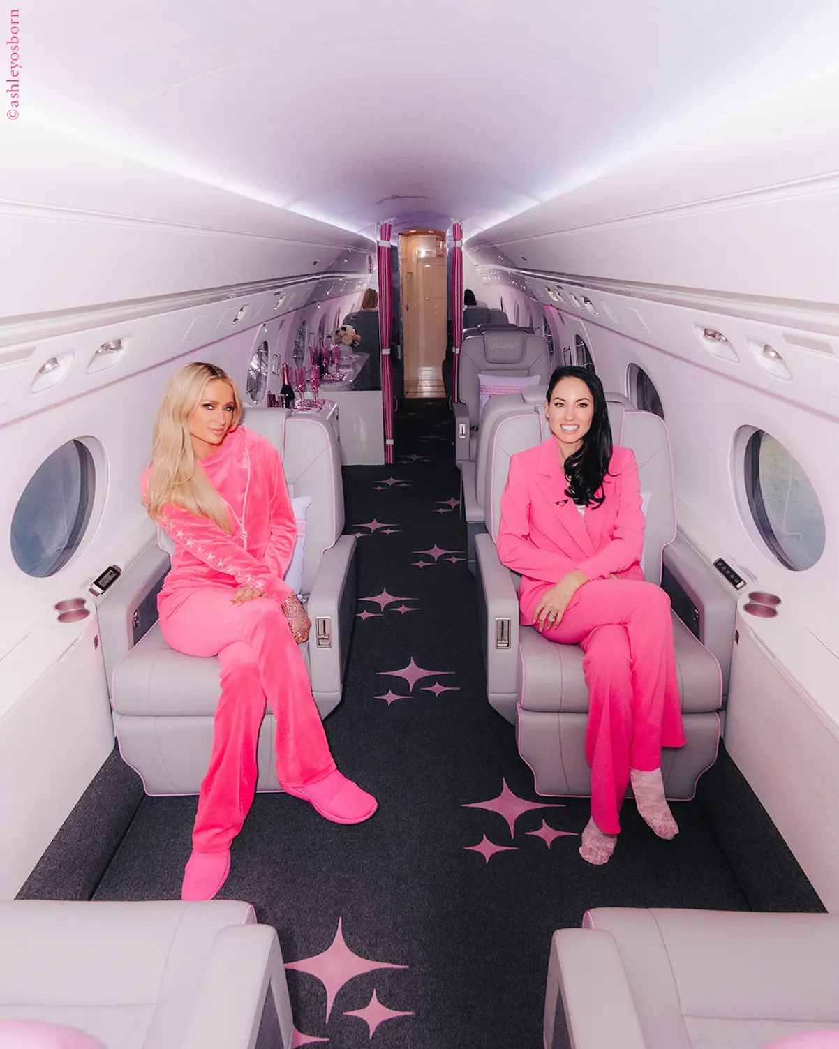 Paris Hilton Jet Rosa 2
