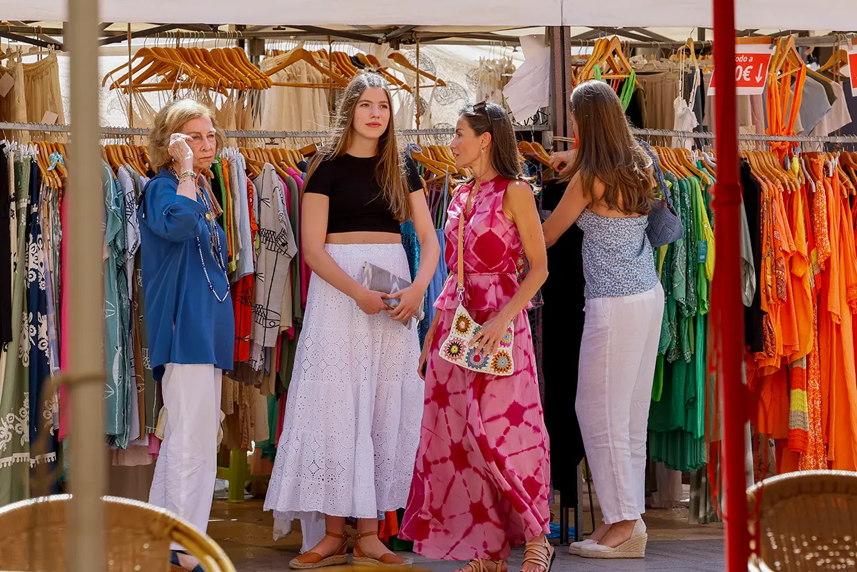 Leonor, Sofía, Letizia y la reina Sofía