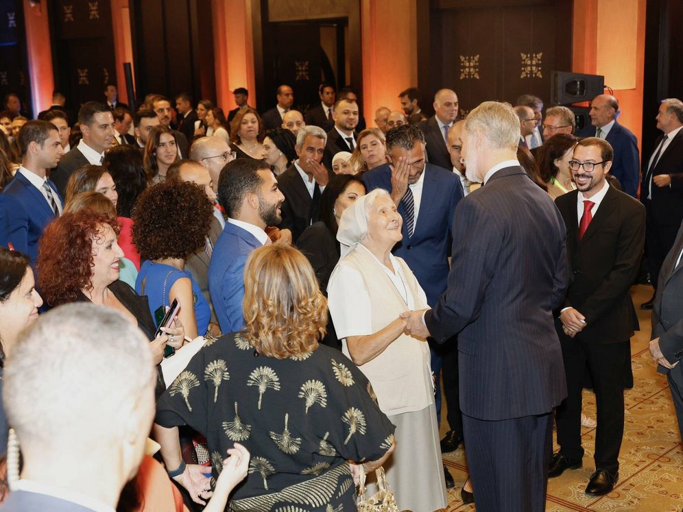 Felipe VI se encuentra con la misionera española que conocieron sus padres.