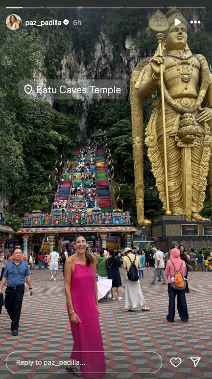 Paz Padilla: las mejores fotos de su increíble viaje a Kuala Lumpur