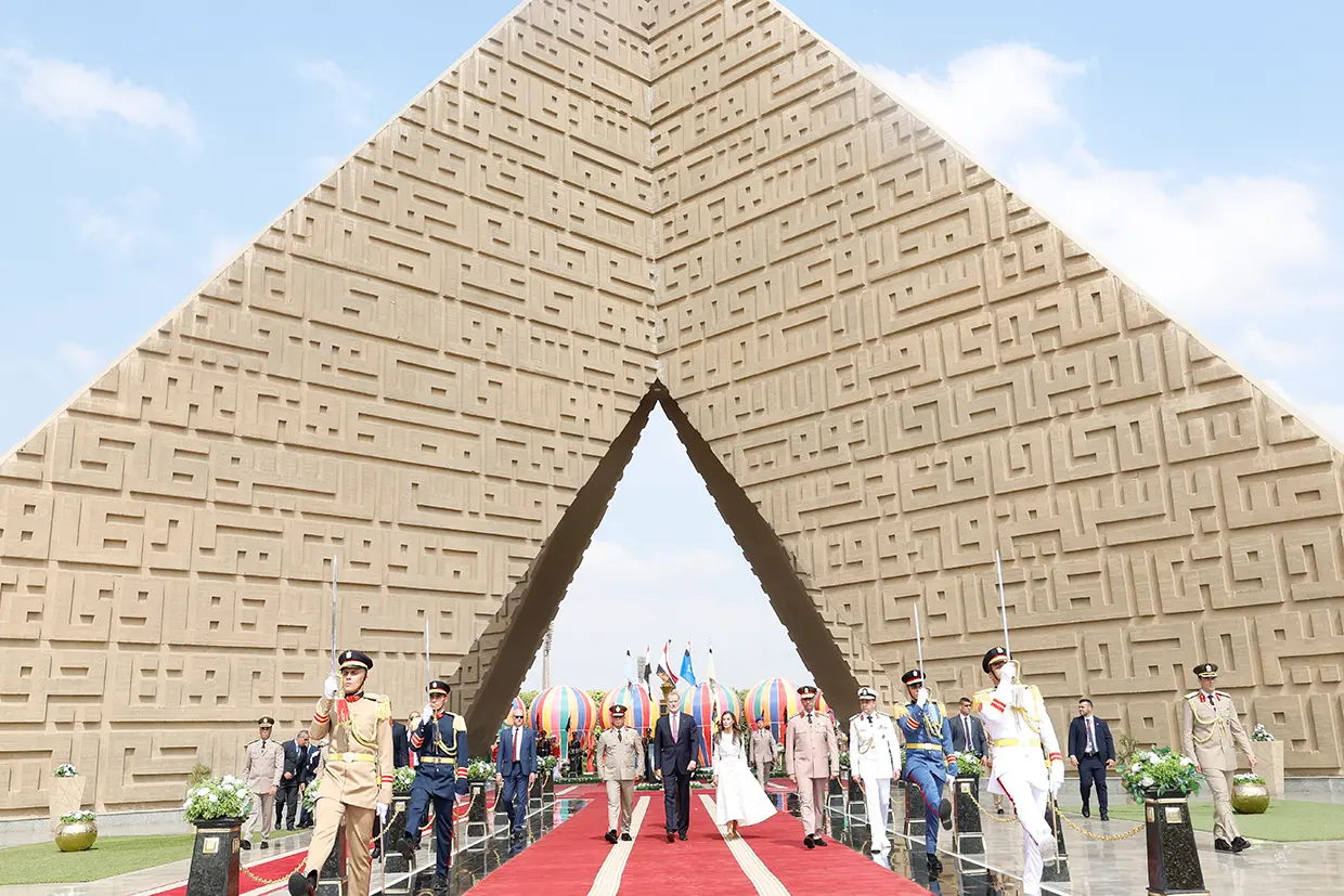 Felipe y Letizia en Egipto