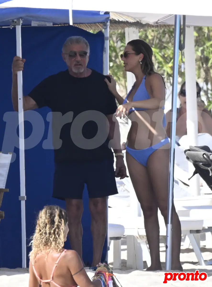 Sylvester Stallone con su hija Sistine