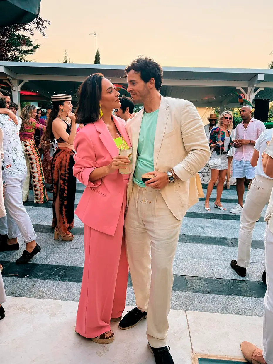 Tamara Falcó en una fiesta con Íñigo Onieva