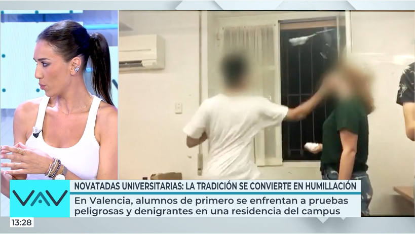 Patricia Pardo ha contando en 'Vamos a ver' su experiencia con las novatadas