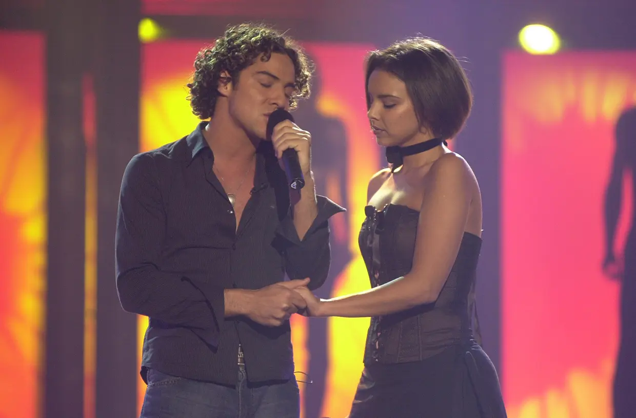 David Bisbal y Chenoa en Operación Triunfo