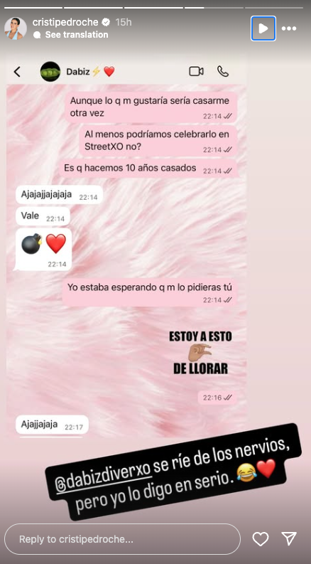Cristina Pedroche y Dabiz Muñoz podrían volver a casarse: así quieren que sea su segunda boda 10 años después
