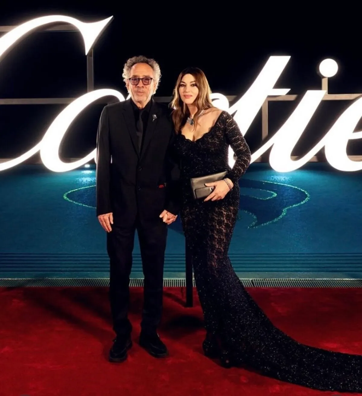 Tim Burton y Monica Bellucci