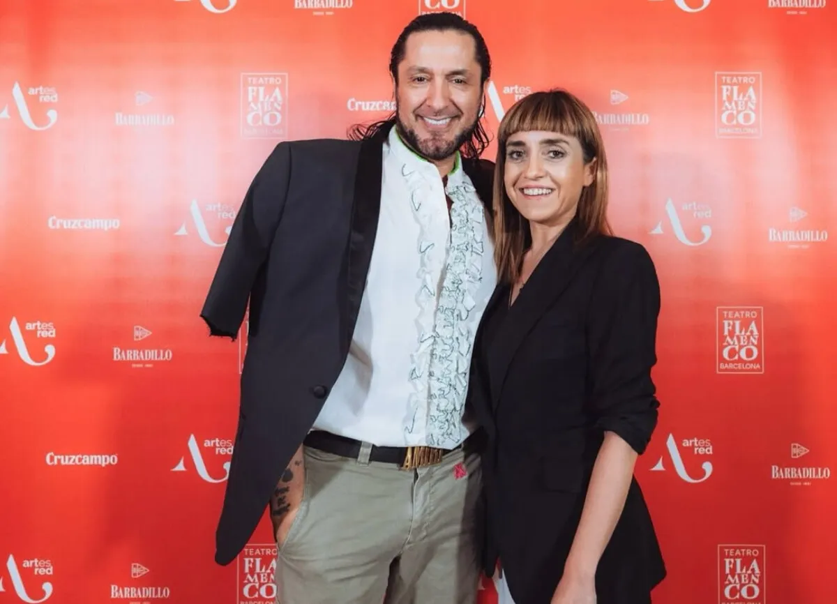 Rafael Amargo con su pareja, Luciana Bongianino