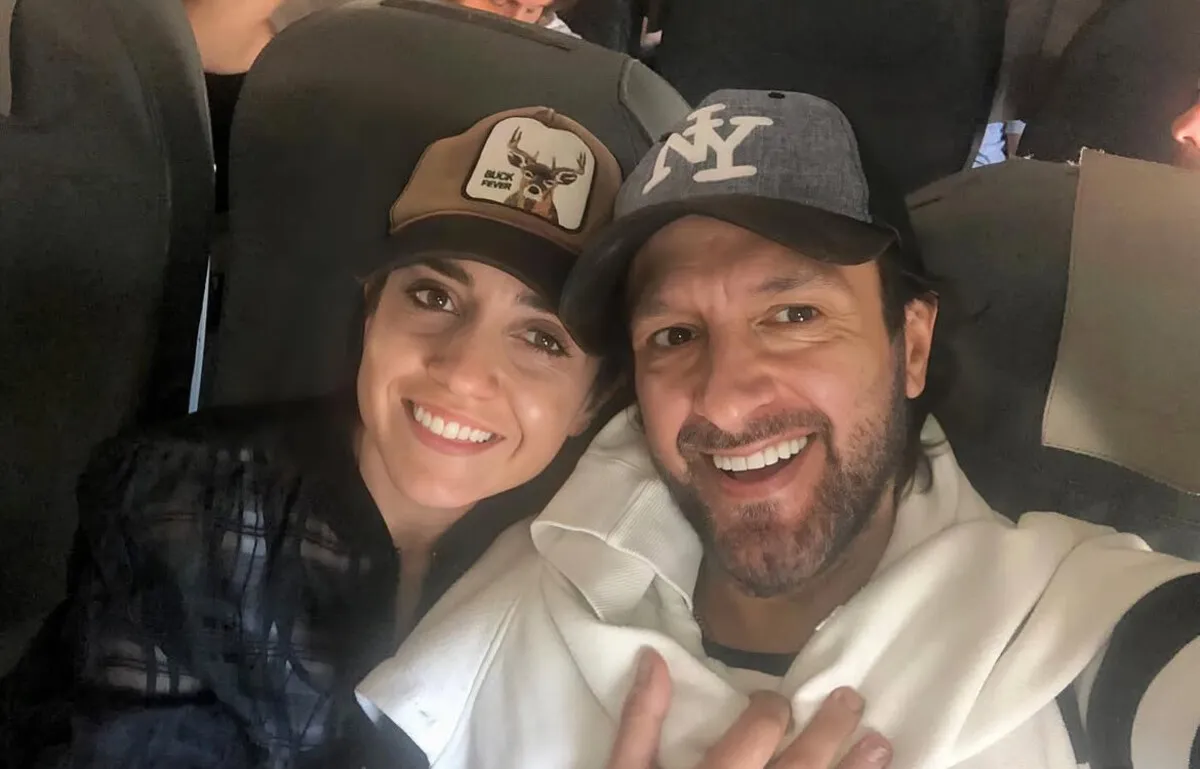 Rafael Amargo con su pareja, Luciana Bongianino