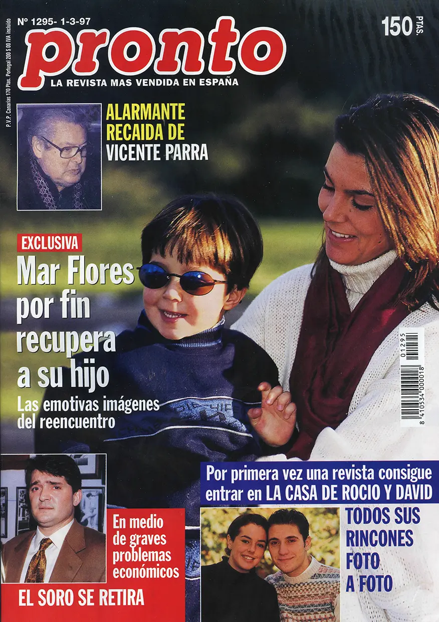 Portada de nuestra revista protagonizada por la modelo y su hijo Carlo.