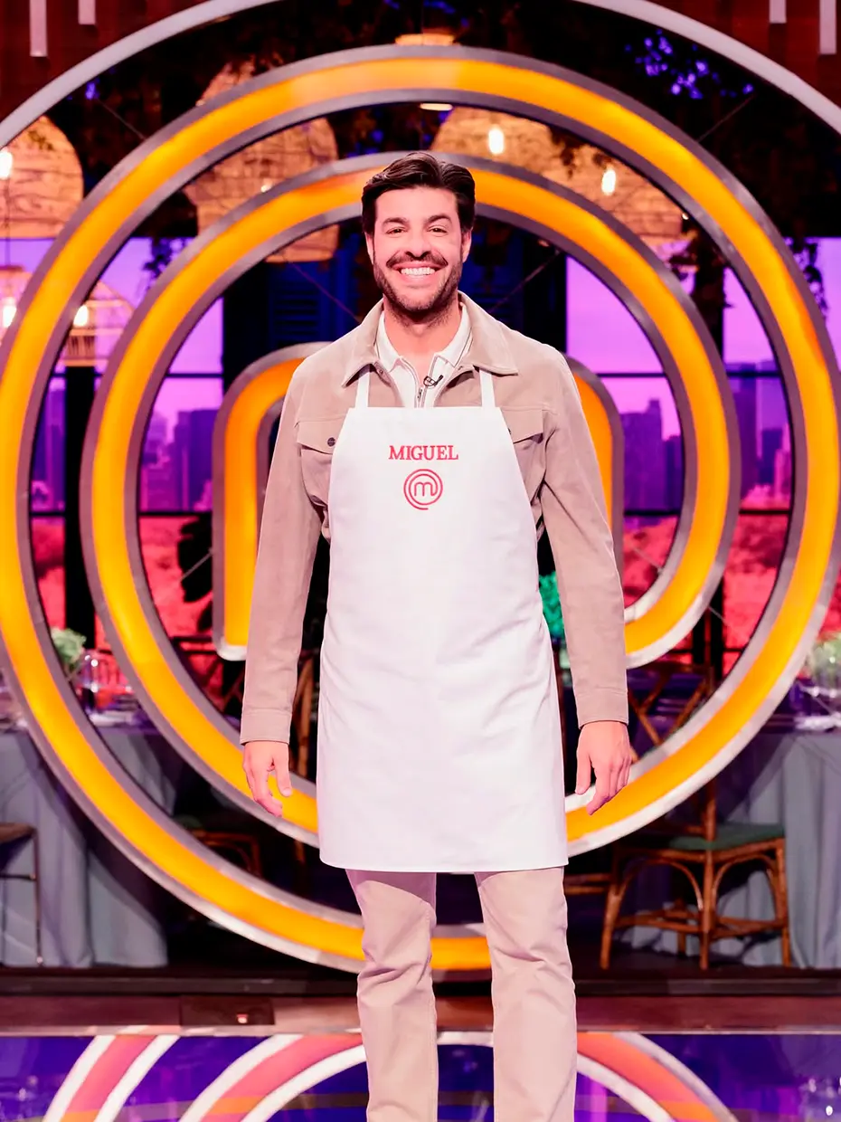 Miguel Torres en el programa Masterchef Celebrity 10