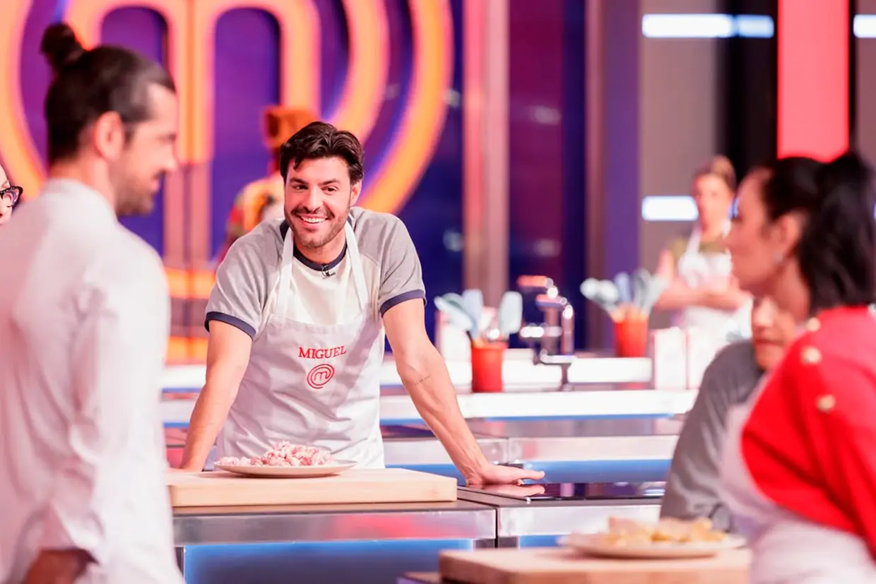 Miguel Torres en el programa Masterchef Celebrity 10