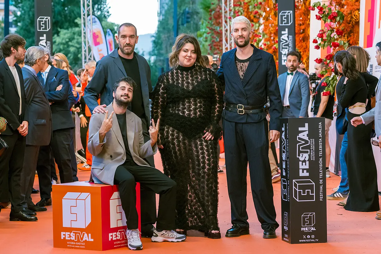David Broncano, Lalchus y Jorge Ponce en el FesTVal de Vitoria