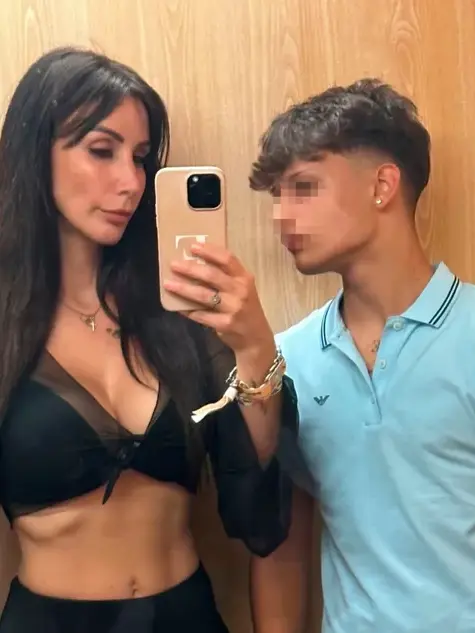 Fani Carbajo y su hijo, Emilio.