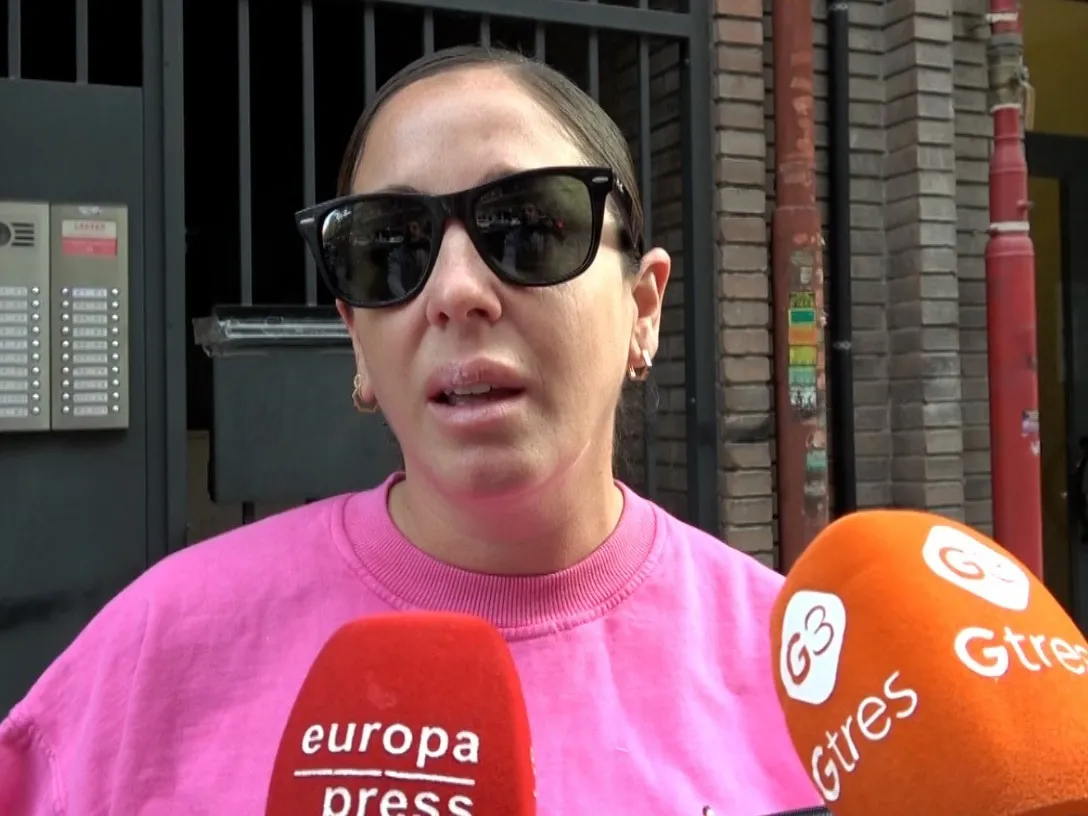 Anabel Pantoja hablando con Europa Press.