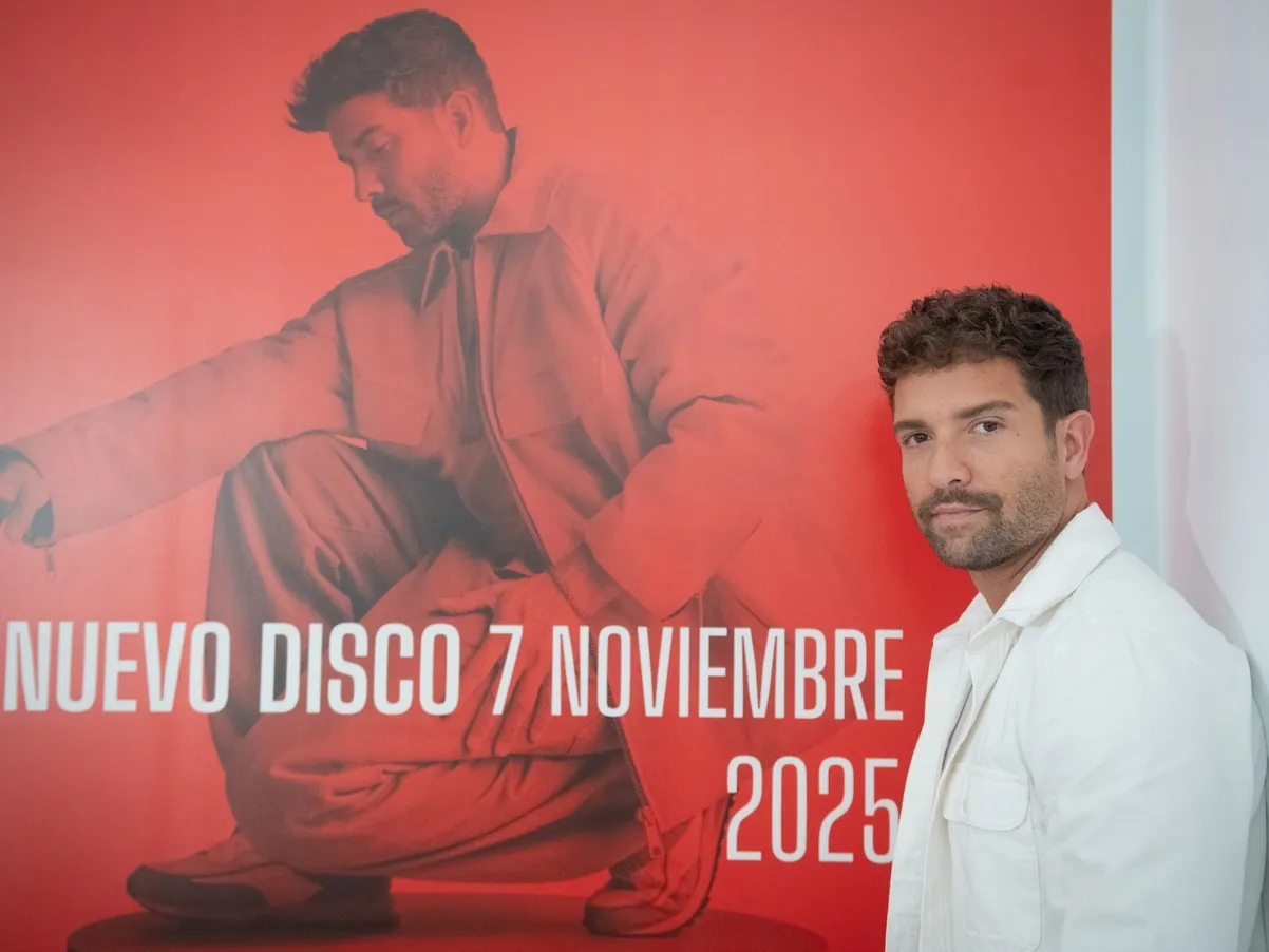Pablo Alborán en la presentación de su nuevo disco 'KM0'